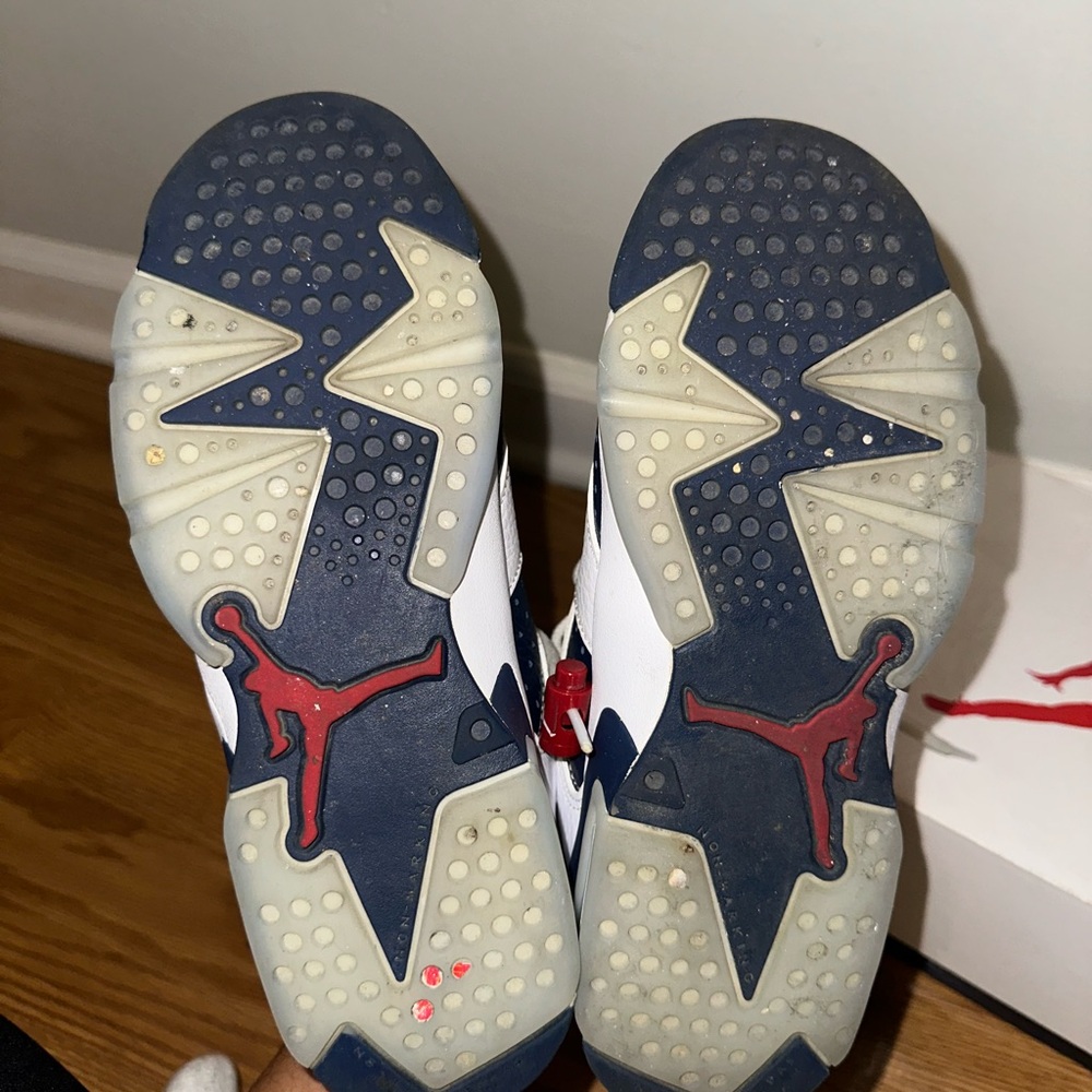 Jordan Kids Sneakers - Navy, White, and Red
